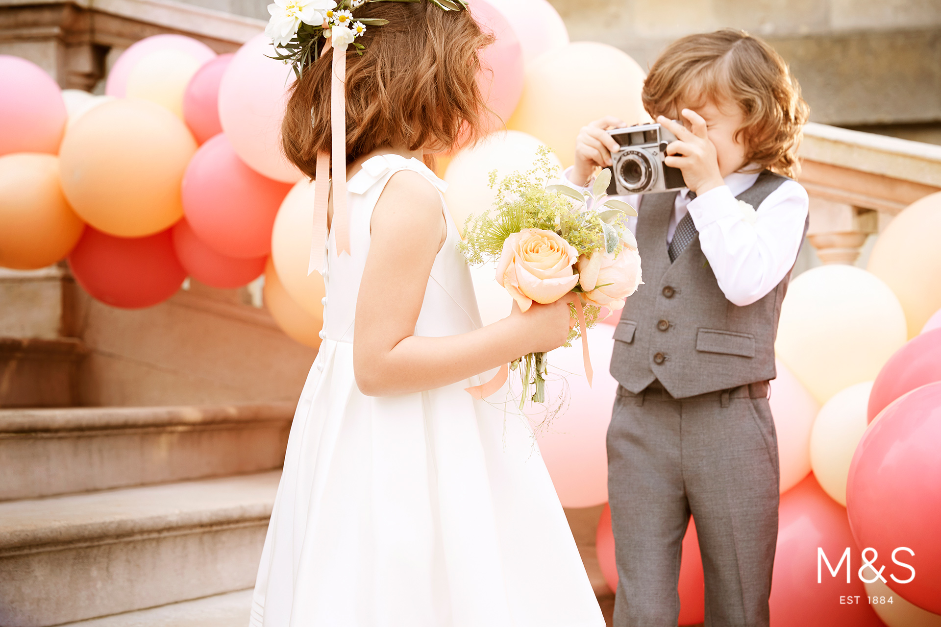Marks and Spencers kids fashion wedding campaign 2