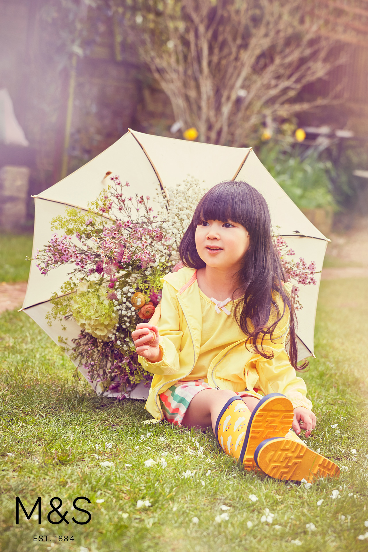 Marks and Spencers kids fashion floral