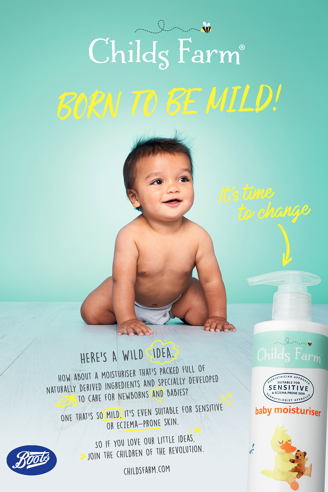 Childs Farm Baby Advert BORN TO BE MILD