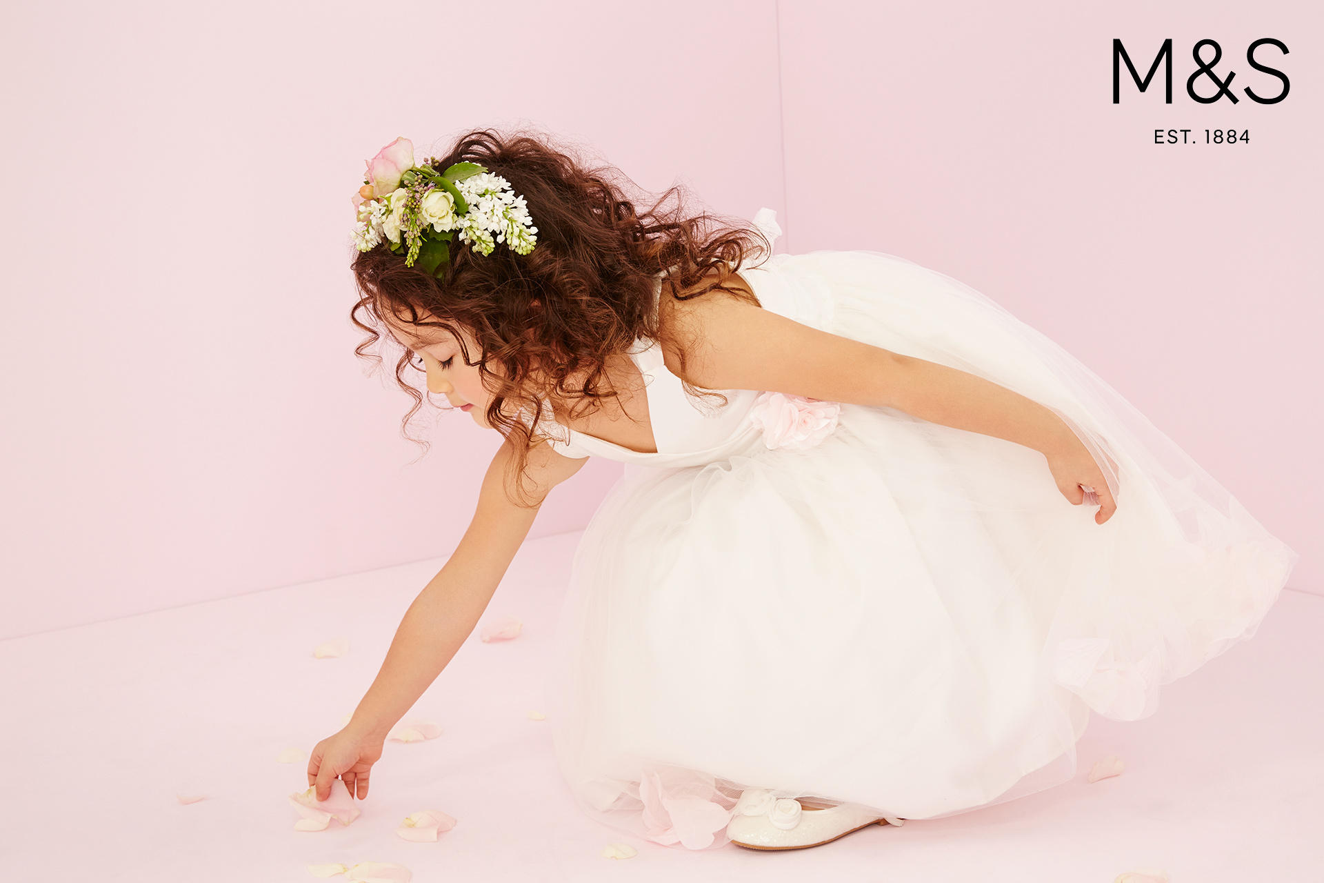 Marks and Spencers kids fashion wedding campaign SS 
