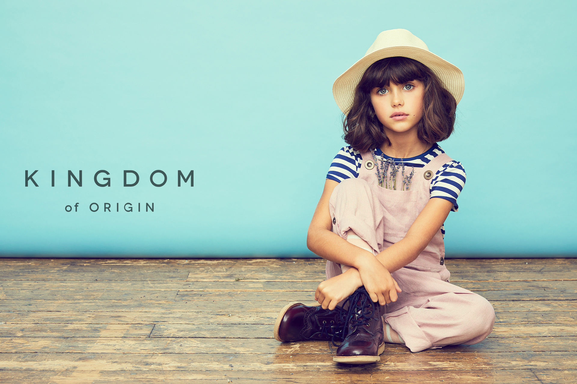 KOO girl kids fashion with pink dungerees