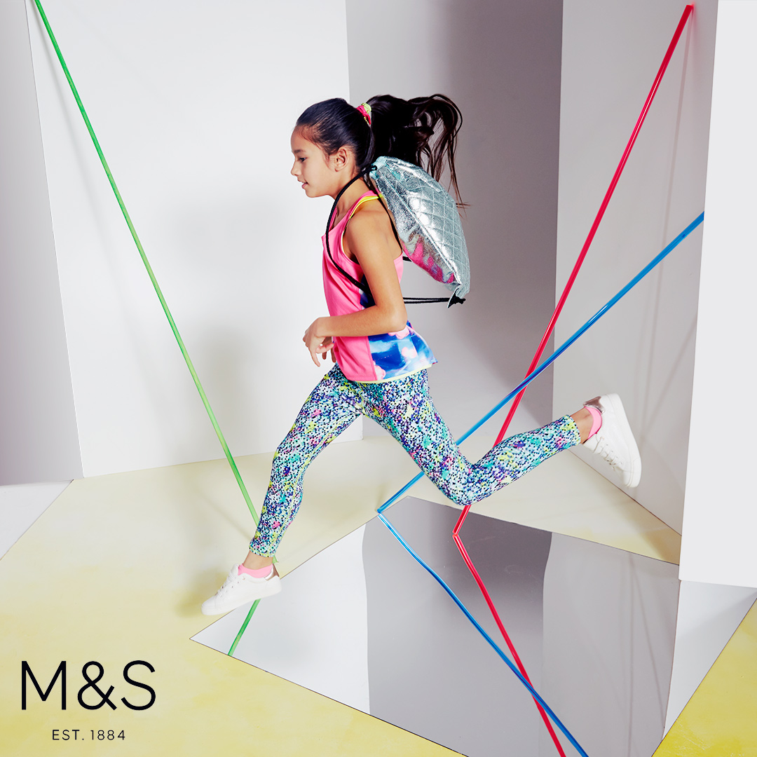 Marks and Spencers kids fashion sports