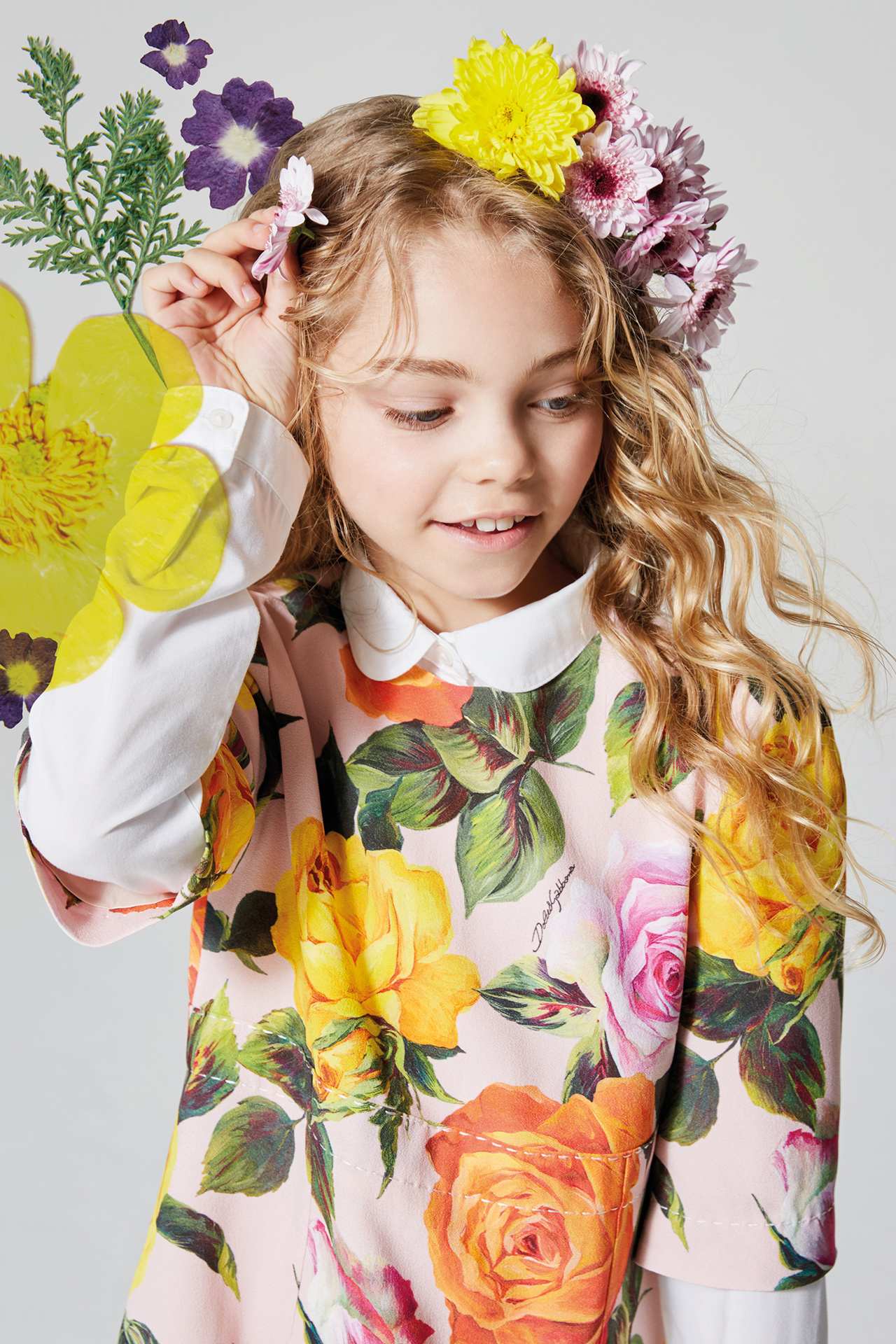 Floral kids fashion girl 4 Emma Tunbridge