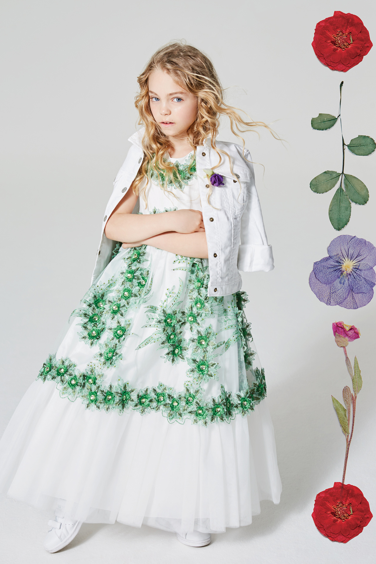 Floral kids fashion girl 10 Emma Tunbridge