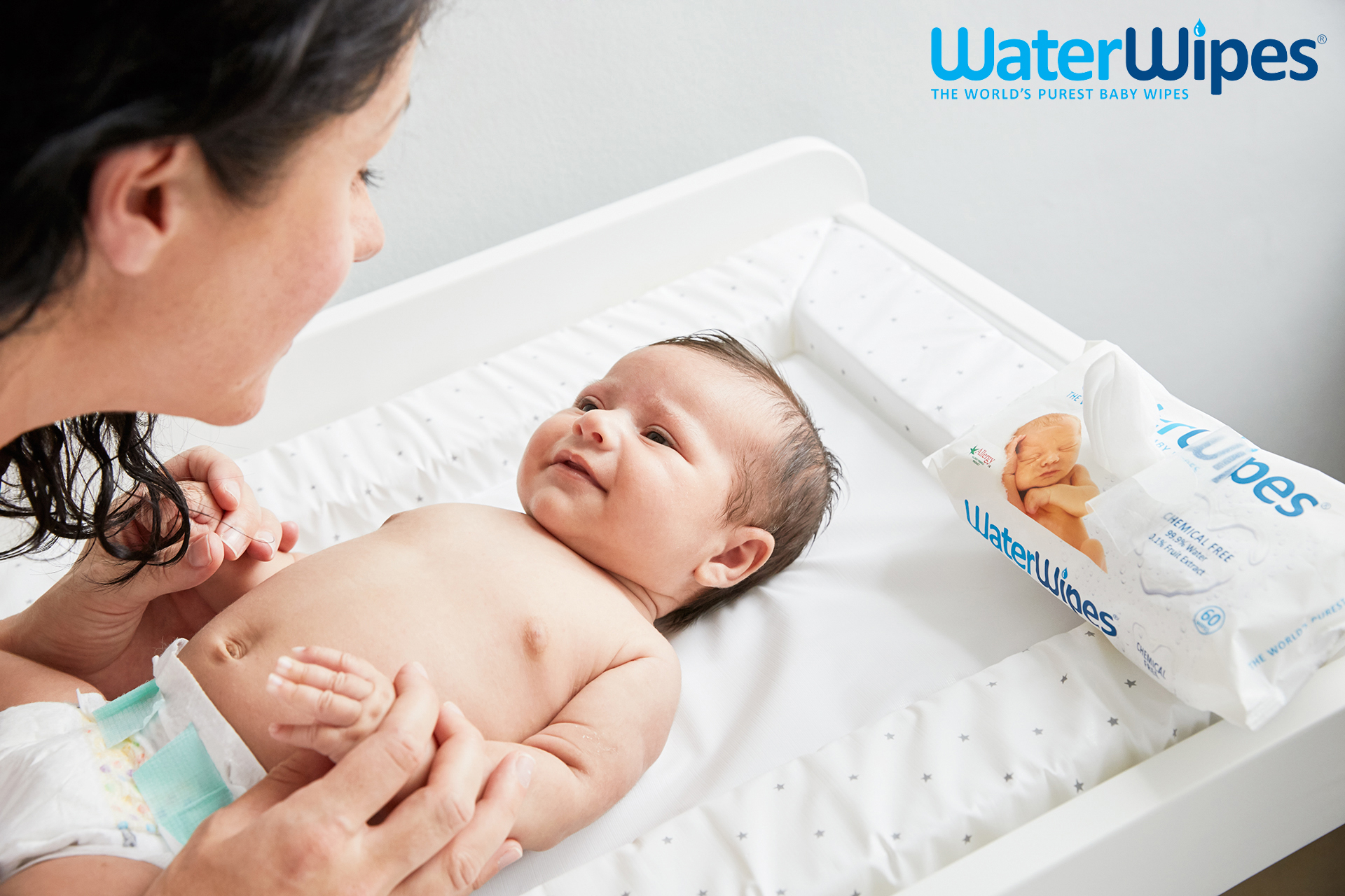 WaterWipe Mother with newborn Emma Tunbridge